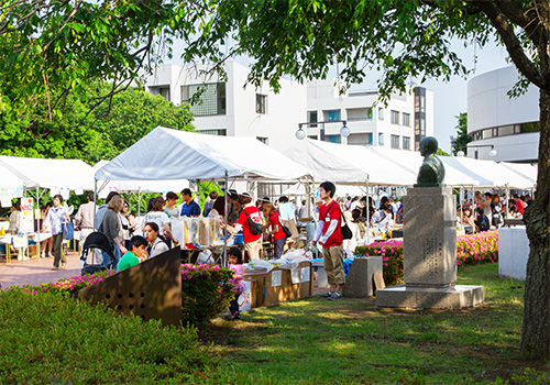 明治学院_戸塚まつり2014_取材写真