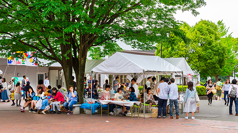 明治学院_戸塚まつり2015_取材写真