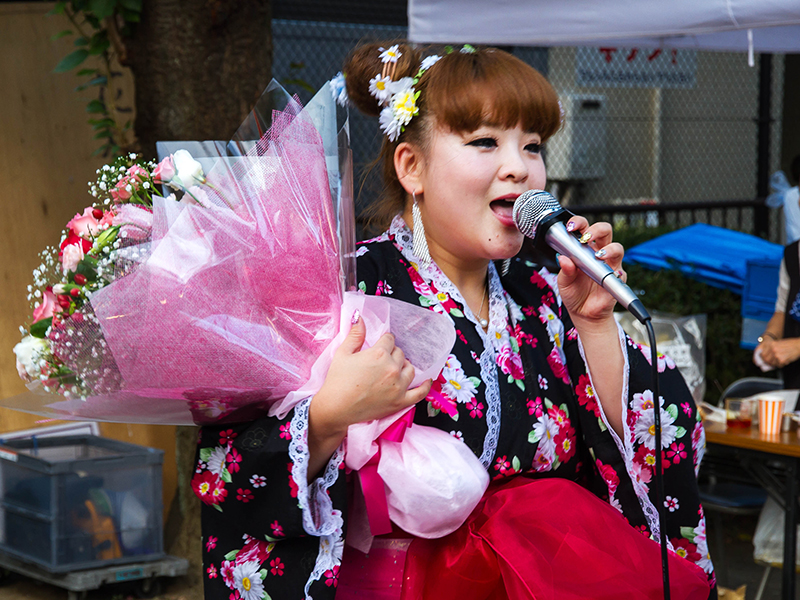 矢沢町内会祭りと人力車体験