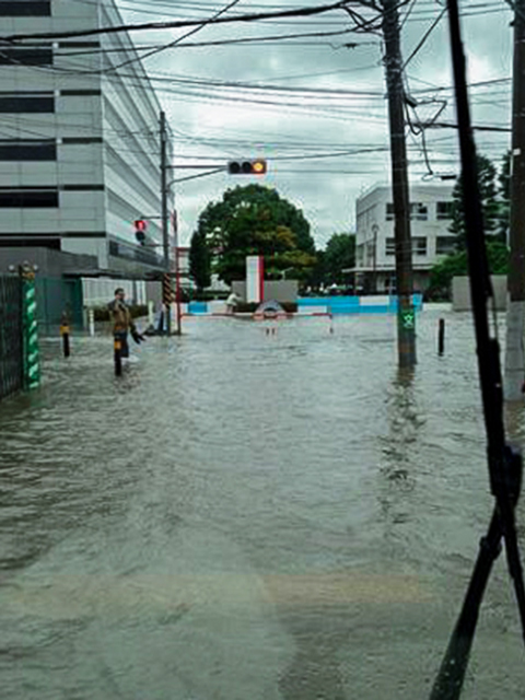 柏尾川が氾濫の危機！