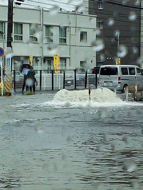 柏尾川が氾濫の危機！