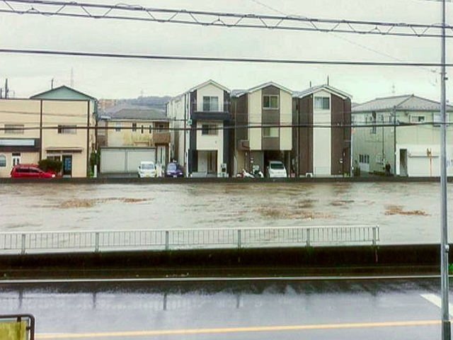 柏尾川が氾濫の危機！